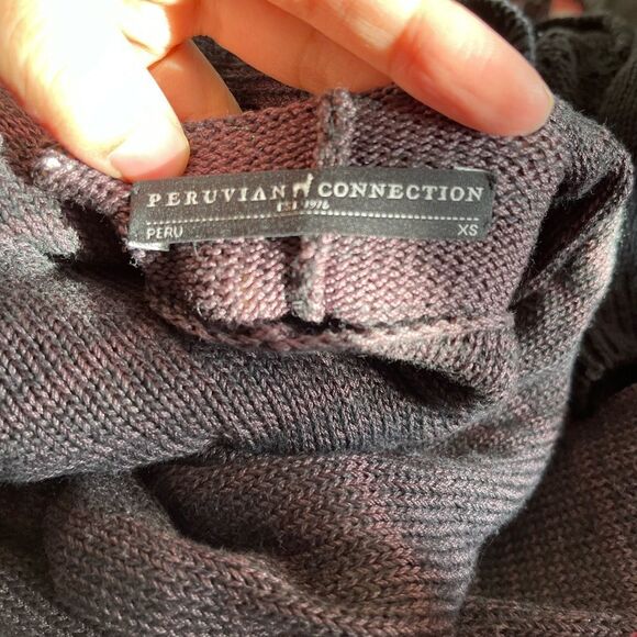 Peruvian connection boatneck sweater size xsmall‎ - Picture 2 of 7